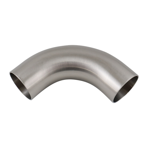 90-degree elbow, 2-inch butt-weld, made from 304 stainless steel, with a 32RA interior and exterior surface finish