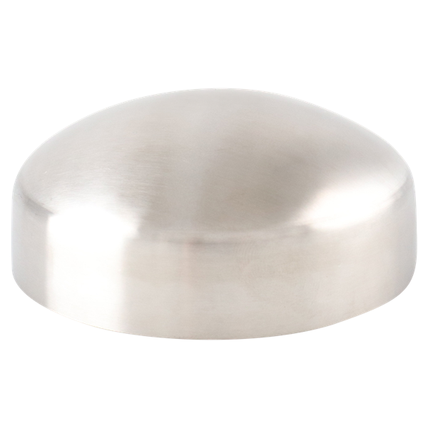 Cap 1.5" butt weld 304 32Ra inner diameter 32Ra outer diameter