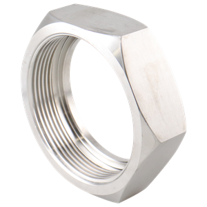 hex nut with Acme thread, compatible with BS JP DC APC APV applications, 3-inch size, made from 304 stainless steel