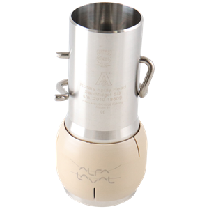 Rotary spray head 360° 1.5" clipon Sanimidget 3A Toftejorg