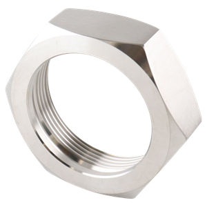 Hex Nut, Acme thread, BS JP DC APC APV, 2.5-inch size, made of 304 stainless steel.