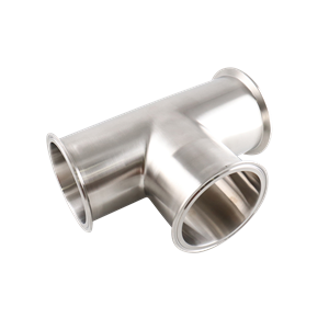 Tee 4" tri-clamp 304 32Ra inner diameter 32Ra outer diameter