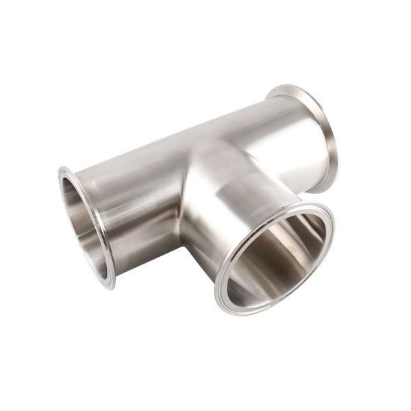 Tee 4" tri-clamp 304 32Ra inner diameter 32Ra outer diameter