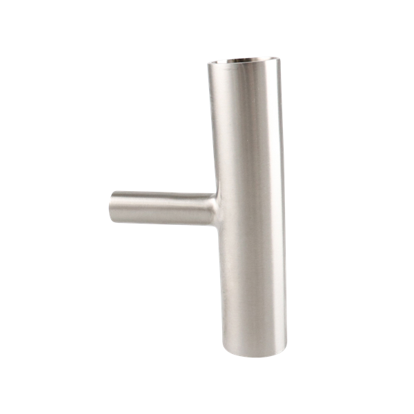 reducing tee, 1-inch x 0.5-inch butt-weld, 316L stainless steel, with 20RA interior and 32RA exterior surface finish, SF1 BPE compliant