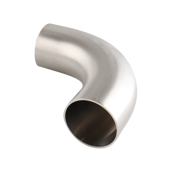 90-degree elbow, 2.5-inch butt-weld, made from 304 stainless steel, with 32RA interior and exterior surface finish