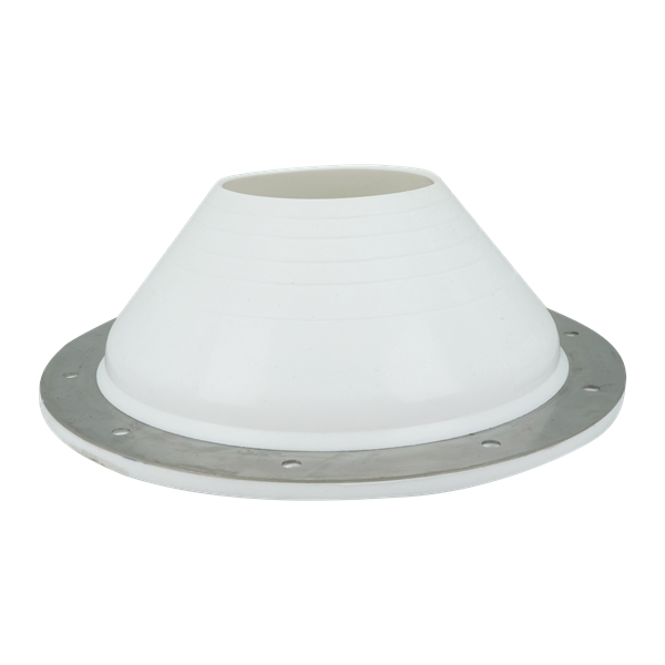 Large PIPETITE wall boot, size 5, designed to seal openings ranging from 3.94 to 7.09 inches, ideal for maintaining hygiene standards.