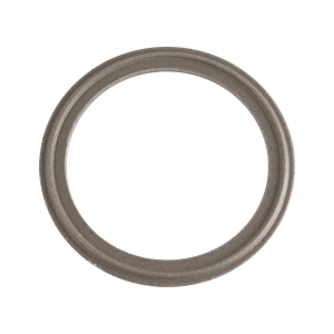 2.5-inch Tri-Clamp gasket, made from Tuf-Steel, compliant with USP Class VI standards