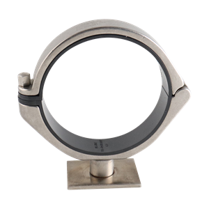Hanger CH 4" tube weld anchor black insert 304