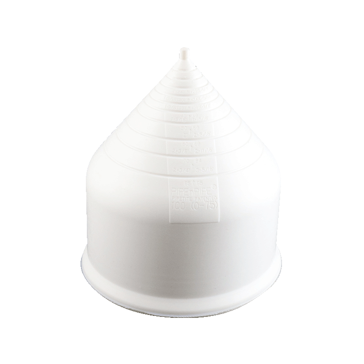 PIPETITE sleeve boot, size 1, full cone design, accommodates openings up to 3.74 inches, 4-inch length