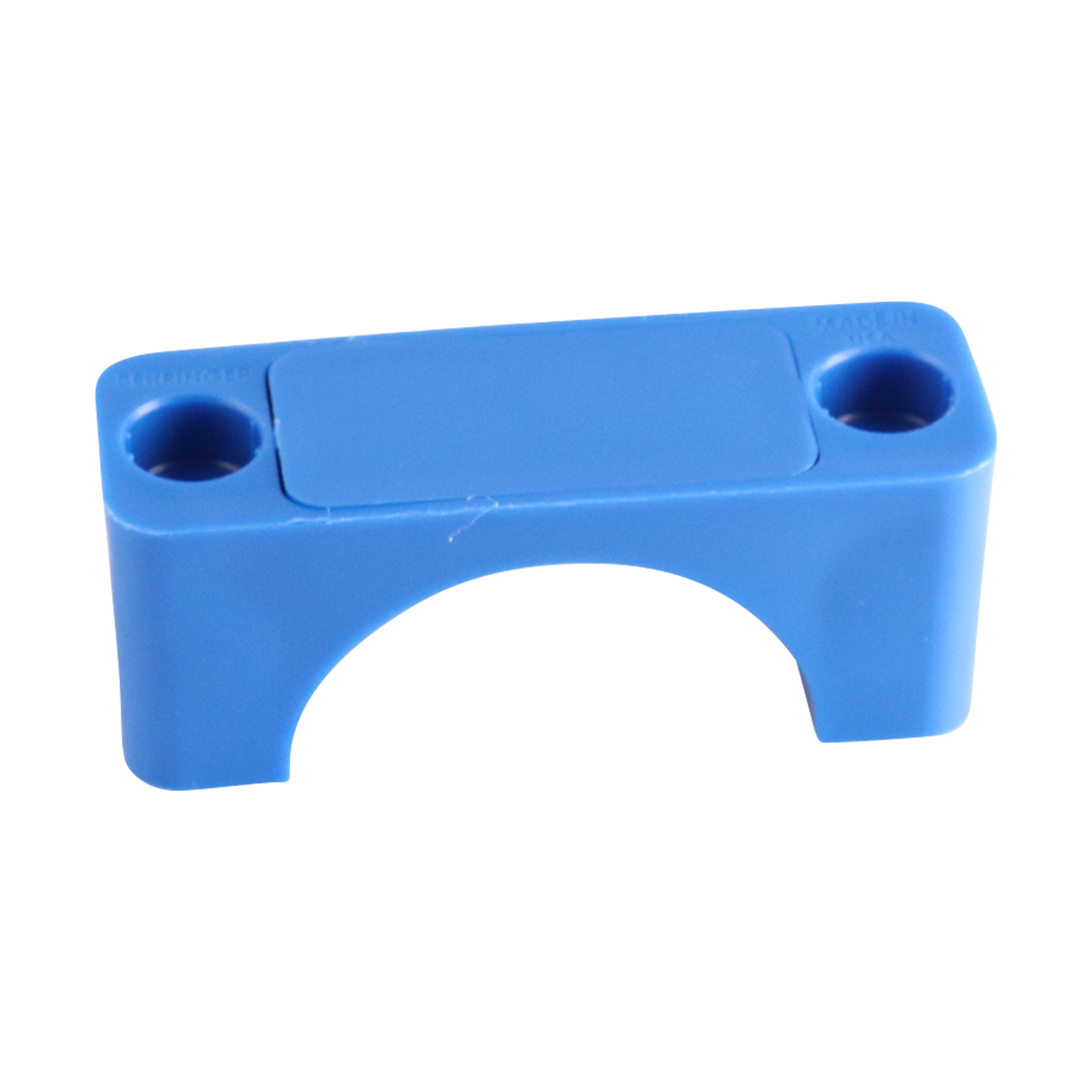 Insert for Group 6 tube support, 2-inch size, made from polypropylene material.