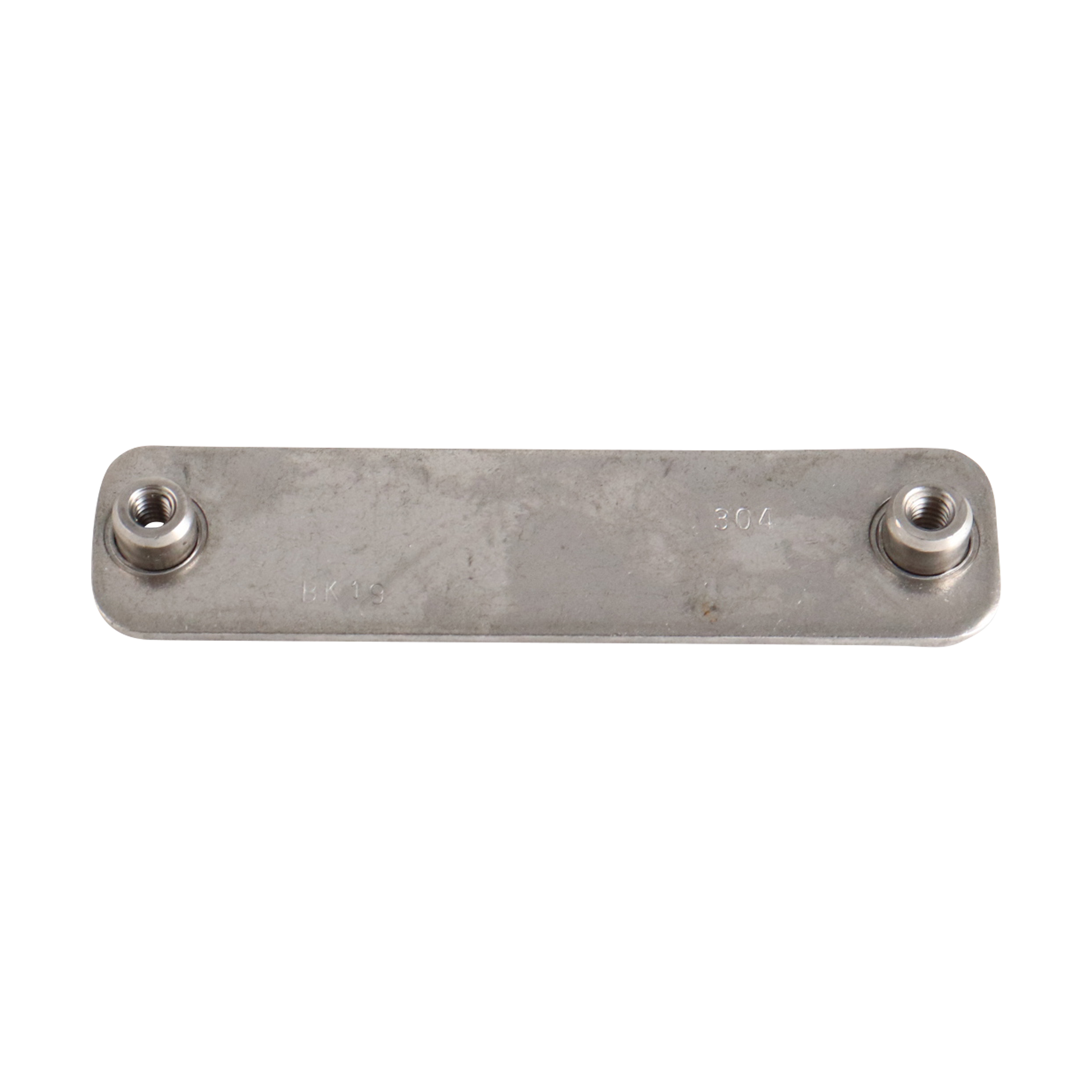 weld plate for Group 7 tube support, made from 304 stainless steel