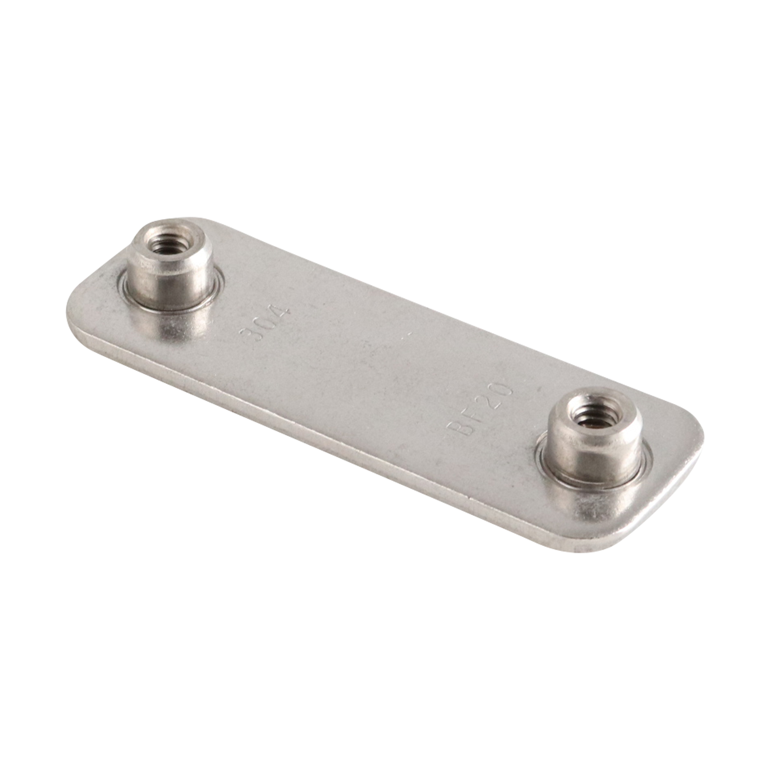 weld plate for Group 6 tube support, made from 304 stainless steel
