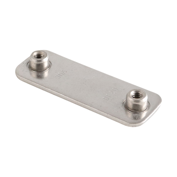 weld plate for Group 6 tube support, made from 304 stainless steel