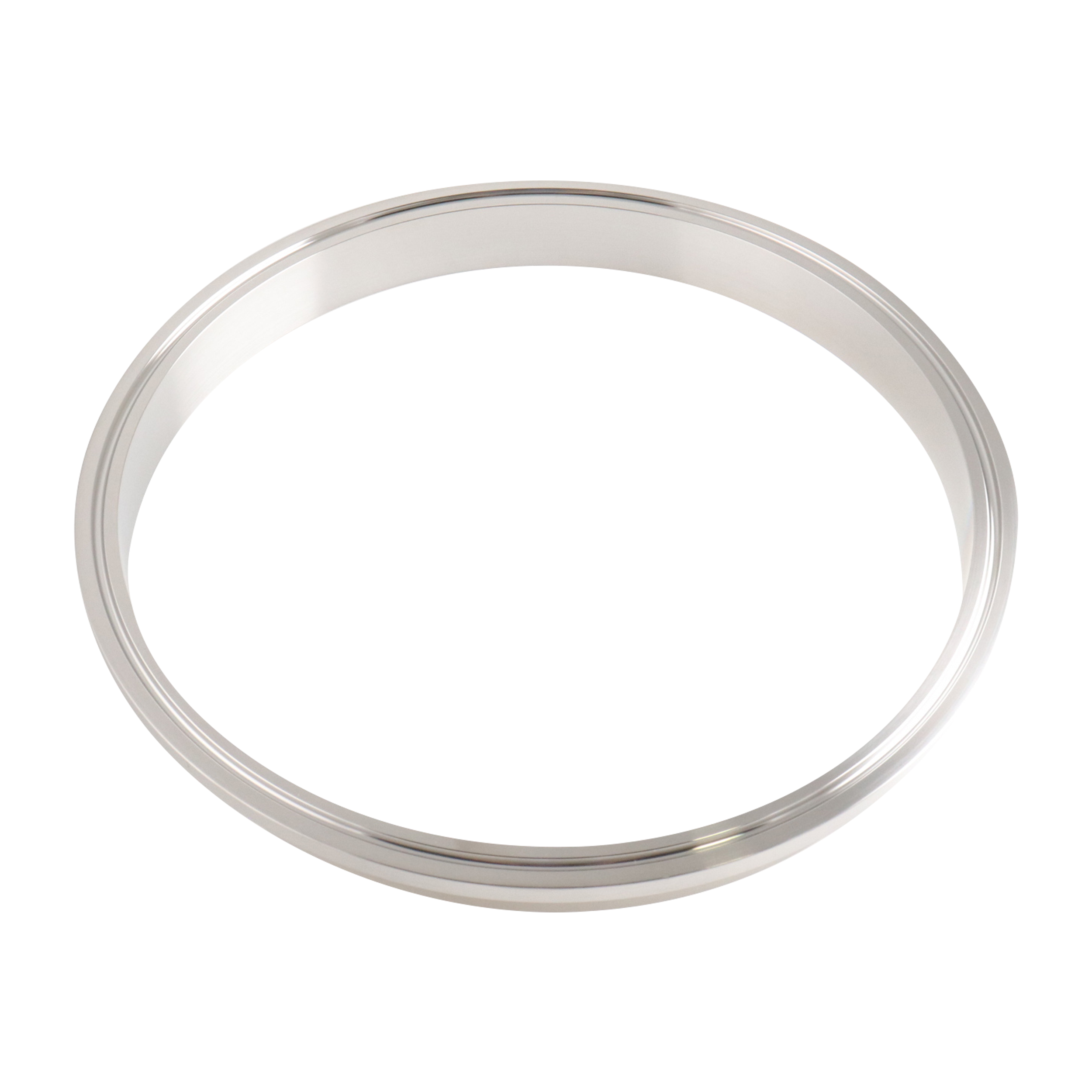 Ferrule for a 10-inch tri-clamp connection, constructed from 316L stainless steel, with a 0.109-inch wall thickness and 0.85-inch overall length, featuring a 32RA internal and outer finish.
