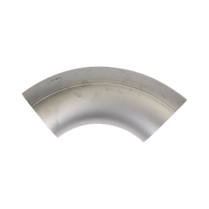 90 degree elbow, no tangent, 8" butt weld, 0.109" wall thickness, 316L 32Ra inner diameter 32Ra outer diameter