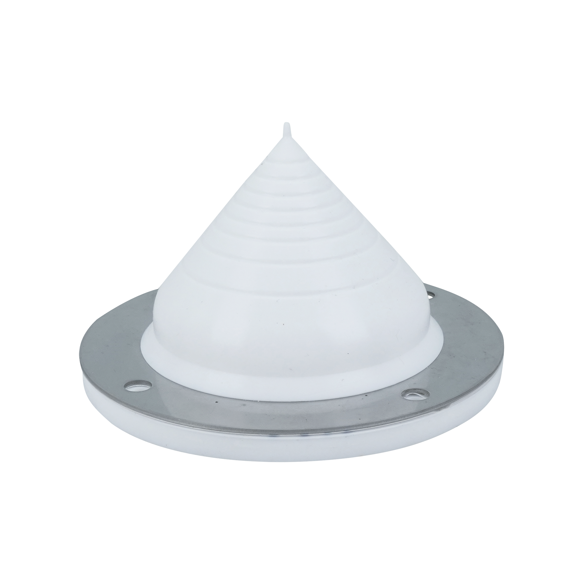Flexible PIPETITE wall boot, size 2, accommodates full cone seals ranging from 0 to 2.56 inches, designed for hygienic applications.