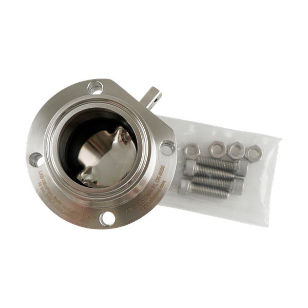 UltraPure butterfly valve 2" tri-clamp EPDM 20Ra inner diameter 316L