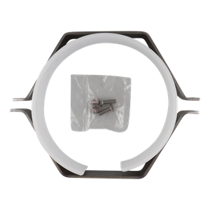 Hex hanger assembly 8" pipe polypropylene PP insert 329F made in the USA