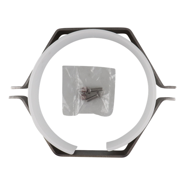 Hex hanger assembly 8" pipe polypropylene PP insert 329F made in the USA