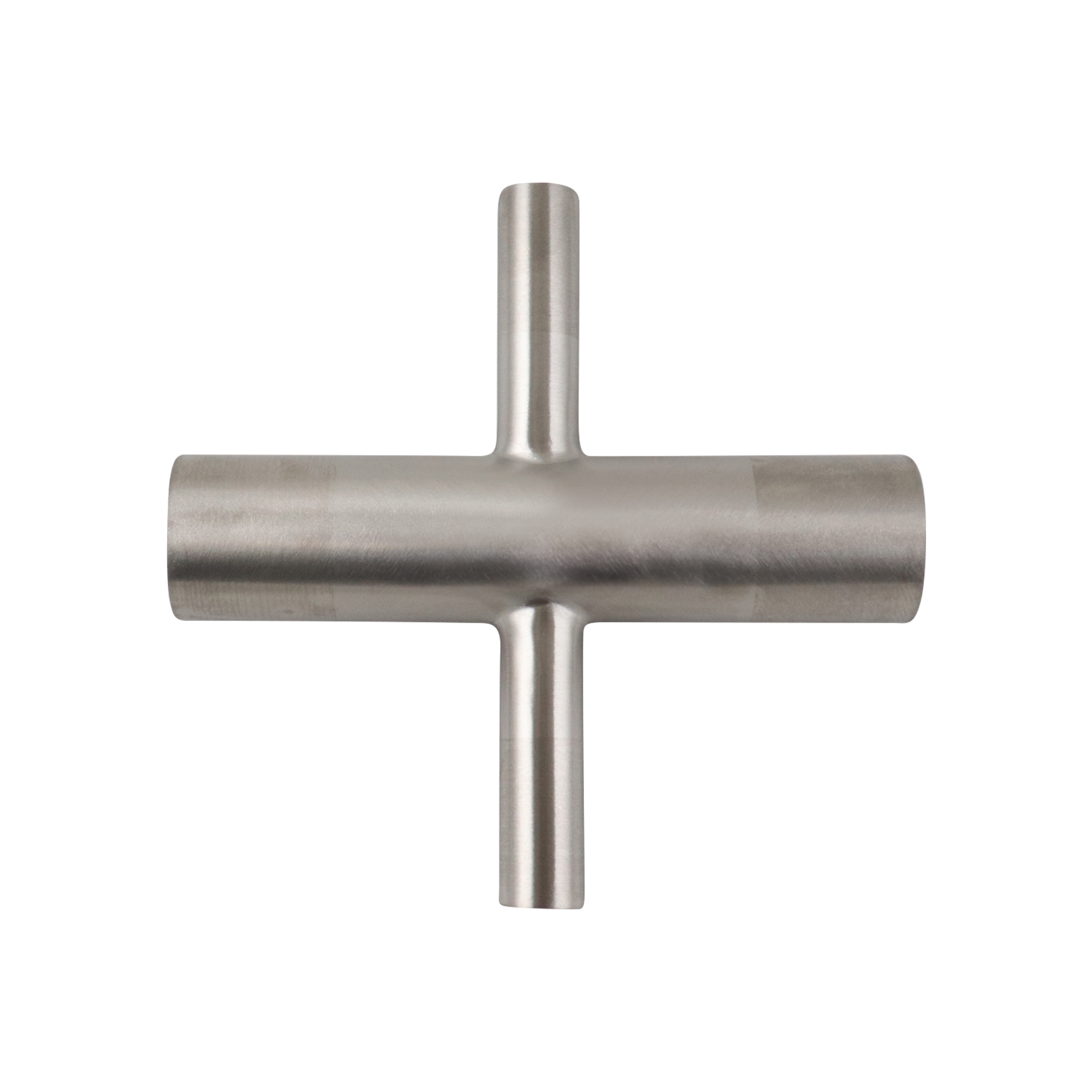 Reducing cross 1x0.5 butt weld 316L 20Ra inner diameter 32Ra outer diameter BPE SF1