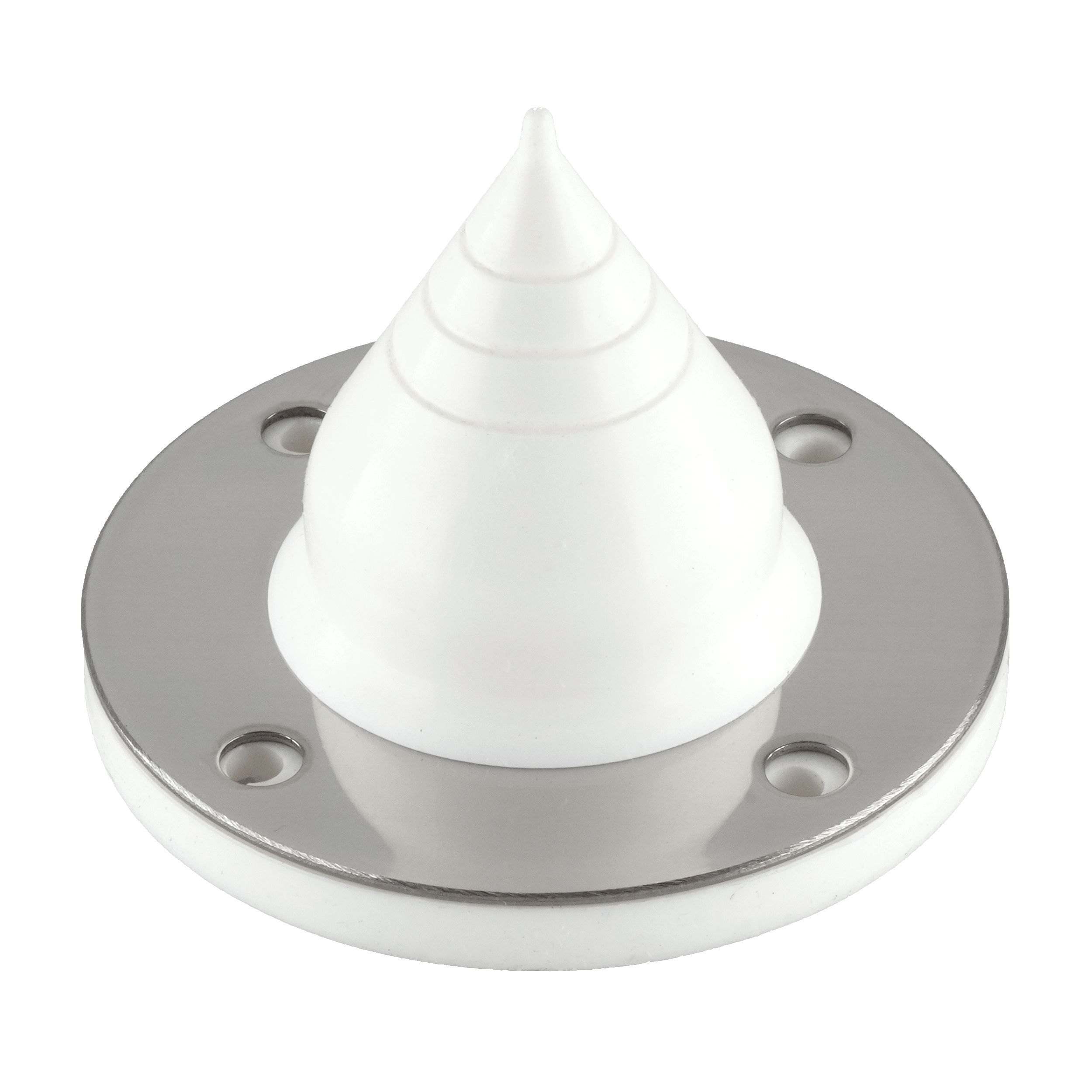 Compact PIPETITE wall boot, size 1, provides a full cone seal for openings ranging from 0 to 1 inch, ideal for hygienic applications.
