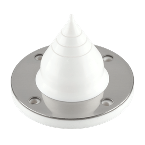 Compact PIPETITE wall boot, size 1, provides a full cone seal for openings ranging from 0 to 1 inch, ideal for hygienic applications.