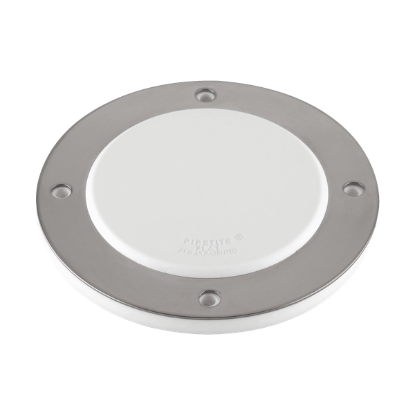 Adaptable PIPETITE flat boot, size 2, uncut for sealing openings up to 2.56 inches, designed for hygienic applications.