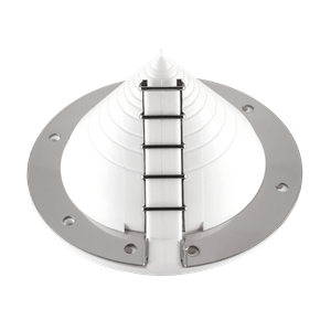 Flexible PIPETITE ReBoot, size 3, offers a full cone seal for openings from 0 to 3.74 inches, suitable for hygienic installations.