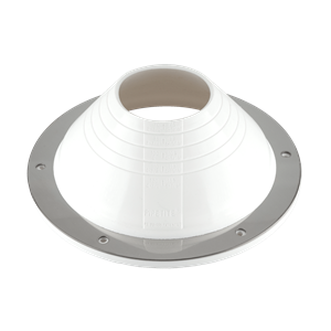 Durable PIPETITE wall boot, size 4, designed to seal openings ranging from 2.76 to 5.31 inches, ideal for maintaining hygiene standards.