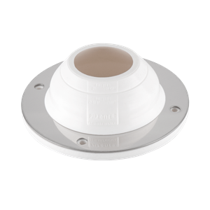 Precut PIPETITE wall boot, size 2, designed to seal 2-inch openings, suitable for hygienic installations