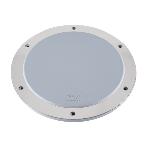 Pipetite flat  in gray color, size 4, uncut, with a range of 0 to 5.31 inches.
