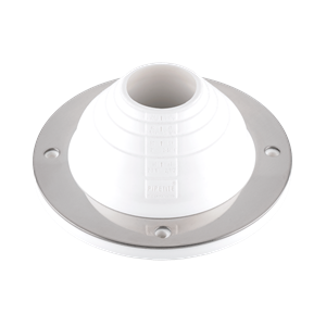 precut PIPETITE wall boot, size 2, designed to seal 1.5-inch openings, suitable for hygienic applications