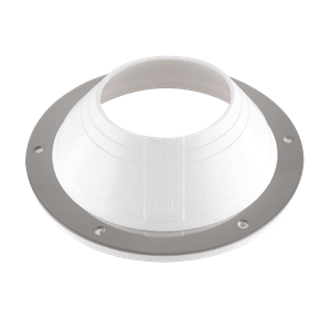 precut PIPETITE wall boot, size 4, designed to seal 4-inch openings, ideal for hygienic installations