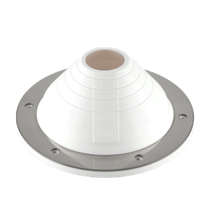 Pipetite wall boot, size 3, pre-cut for 1.31-inch applications.