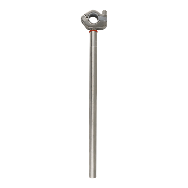 Hanger CH 0.5" tube dynamic guide grey insert 12" rod 304