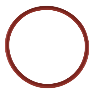 O-ring #340, made from red silicone, FDA-approved.
