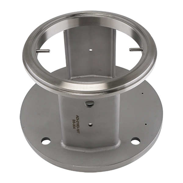 Stainless steel adapter, 216, 180TC frame Ampco