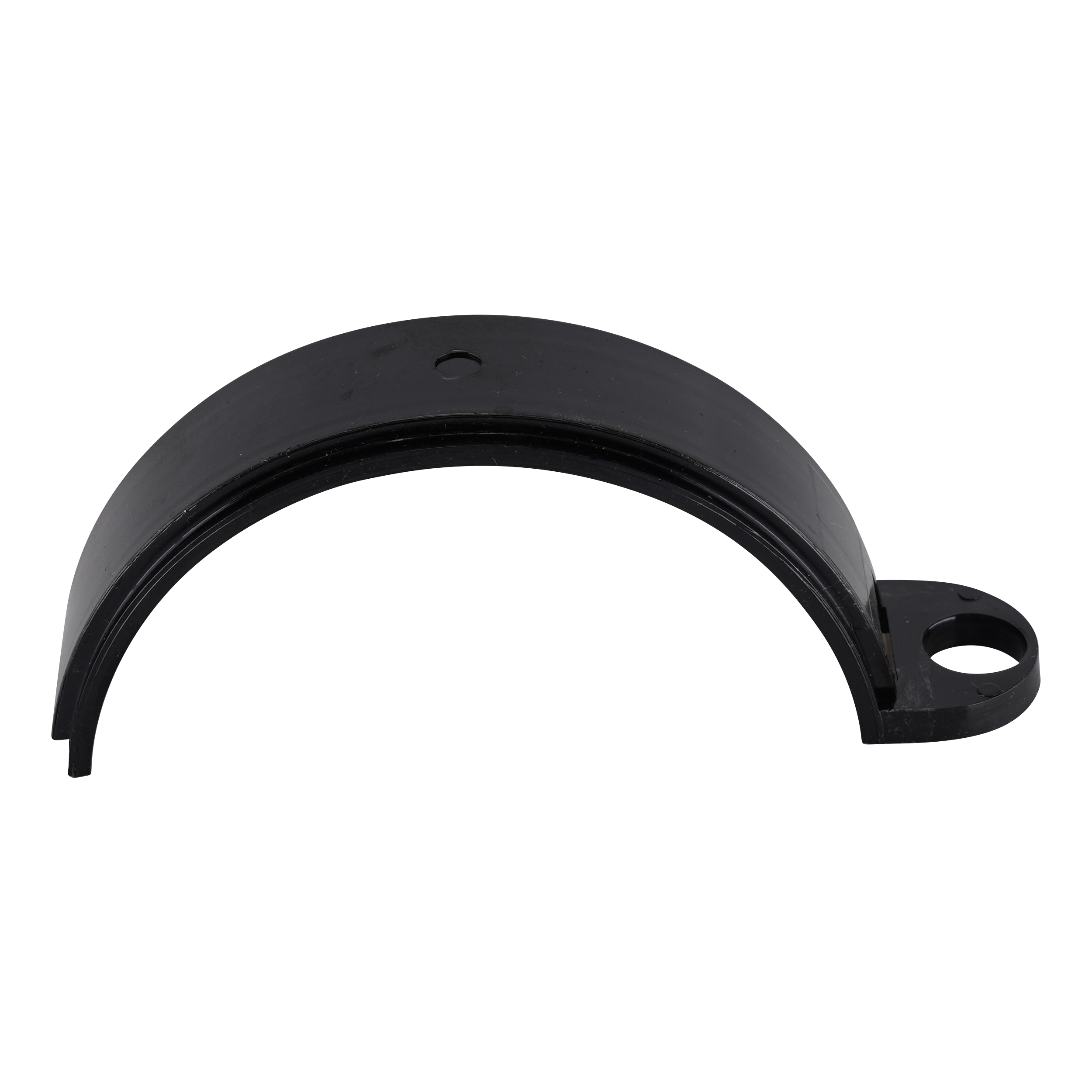 Anchor insert for CH hangers, designed for 3-inch tubes, made from black polysulfone.