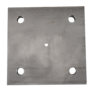 Plate 1/2" x 6" x 6" with four 9/16 holes 304