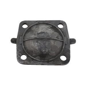 672 diaphragm, constructed from black butyl, compatible with 1.5-inch ITT valves.
