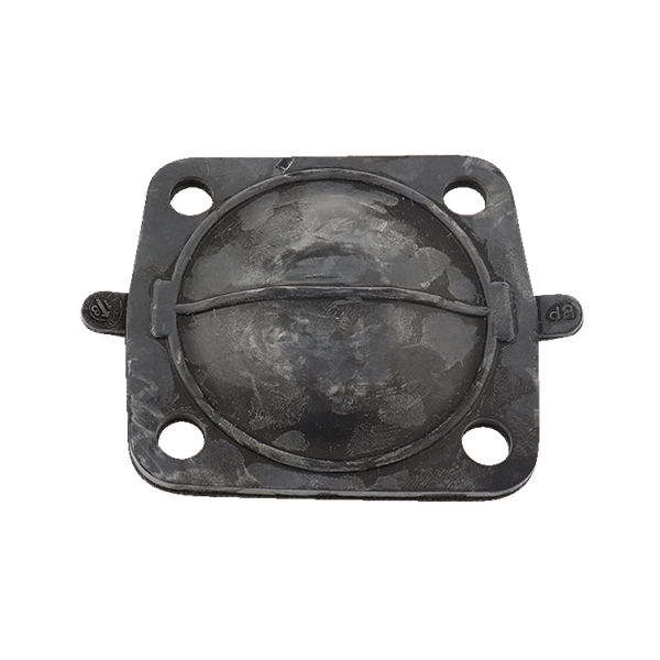 672 diaphragm, constructed from black butyl, compatible with 1.5-inch ITT valves.
