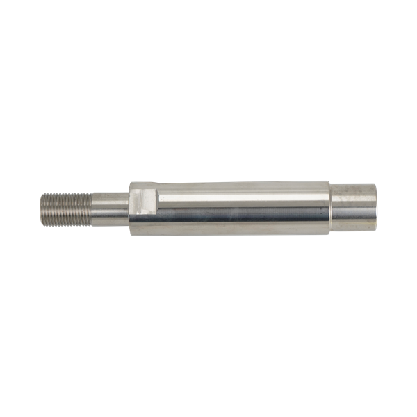 Shaft: High-pressure, straight, non-PTFE, stainless steel, Wilden brand.
