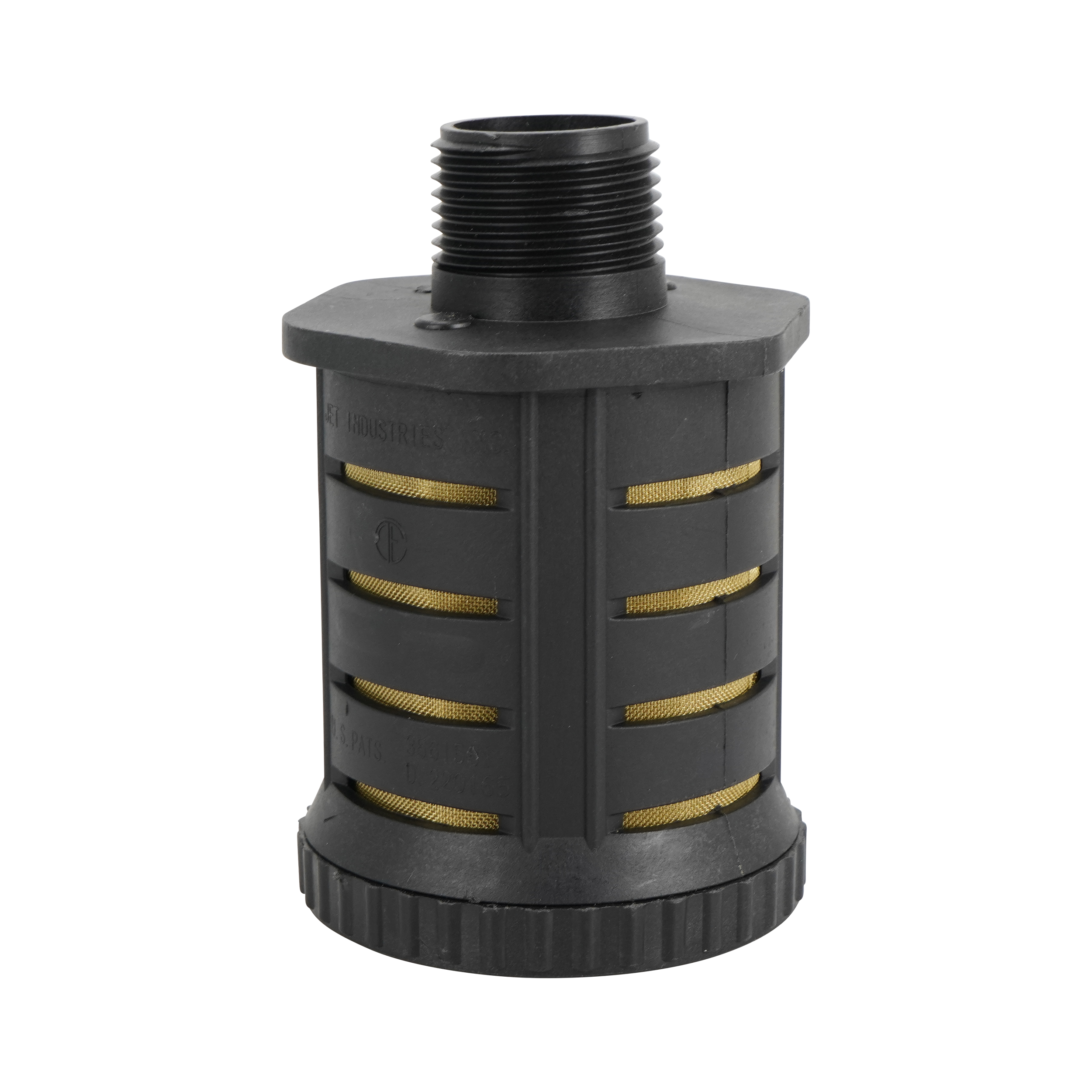 Muffler 1" plastic with brass insert for Wilden