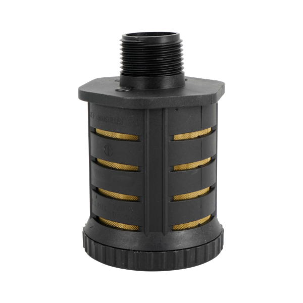 Muffler 1" plastic with brass insert for Wilden