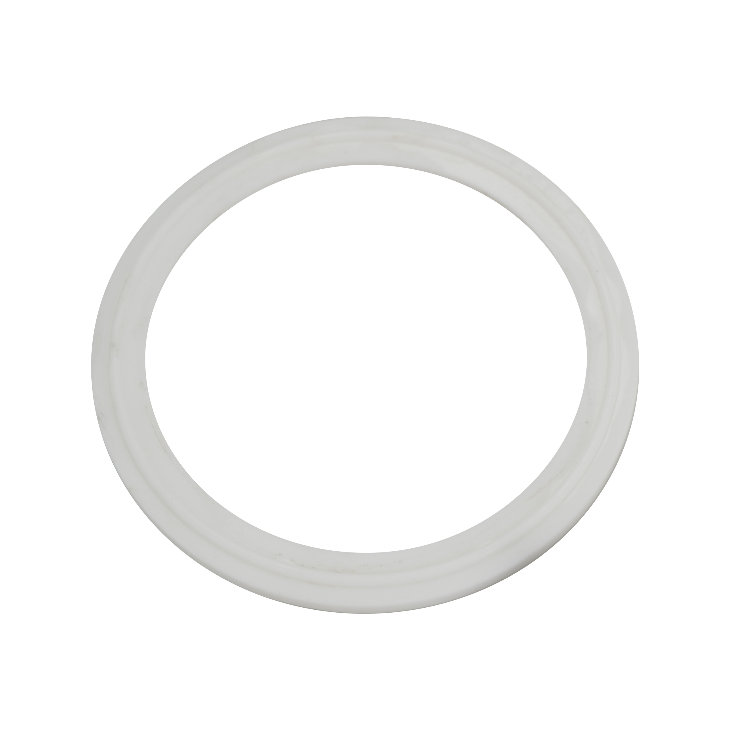 Gasket flanged 3" tri-clamp sch 5 white silicone Newman