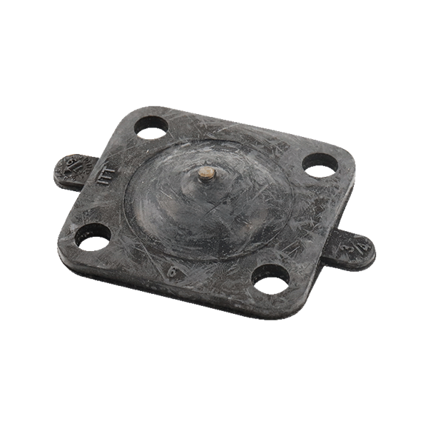 diaphragm, black Butyl material, 0.75-inch size, compatible with ITT valves, model 4768