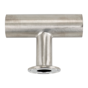 Reducing tee 1.5x1 tri-clamp branch 316L 20Ra inner diameter 32Ra outer diameter BPE SF1