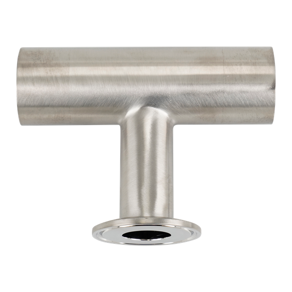 Reducing tee 1.5x1 tri-clamp branch 316L 20Ra inner diameter 32Ra outer diameter BPE SF1