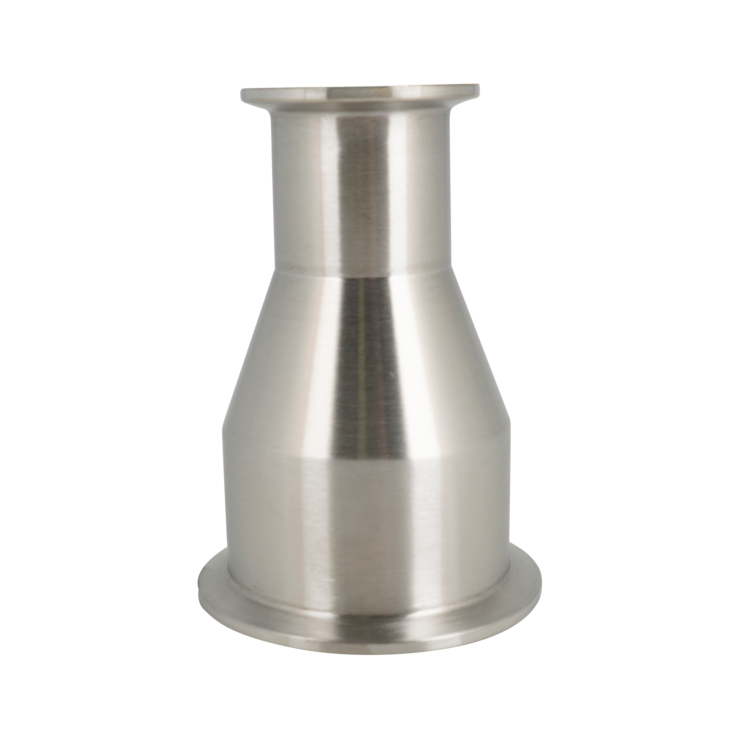 Concentric reducer 2.5x1.5 tri-clamp 316L 4.375" OAL 20Ra inner diameter 32Ra outer diameter BPE SF1