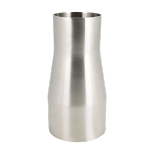 Concentric reducer 4x3 butt weld 316l 7.75" OAL 20Ra inner diameter 32Ra outer diameter BPE SF1